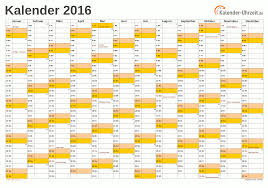 Die folgenden tipps beziehen sich auf das ausdrucken mit excel 2016, gelten ähnlich. Excel Kalender 2016 Kostenlos
