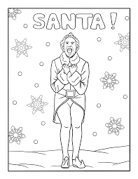 Buddy The Elf Coloring Page – Kimmi The Clown
