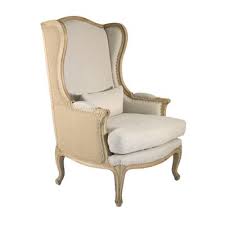 Vintage French Wingback Chair Vintagefrench Upholsteredchairs Linen Wing Chair Wingback Chair Linen Wingback Chair