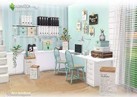 Da solch klobige möbelstücke allerdings etwas merkwürdig aussehen können, hat es sich der modder plasticbox zur aufgabe gemacht, diese mit . Sims 4 Cc S The Best Home Office By Simcredible Sims 4 Cc Mobel Sims 4 Mods Mobelideen