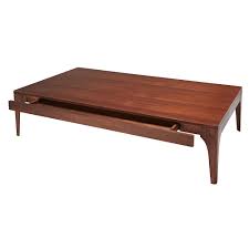 table basse 1 tiroir en noyer massif maisons du monde center table living room living table living room table