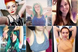 These ladies are not ashamed to flaunt their hairy armpits, and you shouldn't be embarrassed either! Women Dyeing Their Armpit Hair Is Now A Thing