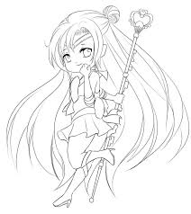 Image of wolf girl gacha coloring pages berbagi ilmu belajar bersama. 15 Pics Of Chibi Fox Coloring Pages Anime Fox Girl Chibi Coloring Home