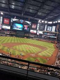 Chase Field Section 210g Row 2 Seat 75 Home Of Arizona