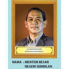 Negara bagian ini terletak di semenanjung malaya berbatasan dengan selangor di utara, pahang di timur, johor di tenggara, malaka di selatan. Mbns Menteri Besar Negeri Sembilan