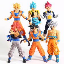 Goku (ultra instinct) now comes to dragon ball fighterz! Dragon Ball Super Super Saiyan God Son Goku Ultra Instinct Vegeta Gogeta Broly Pvc Figure Collectible Model Toy 6pcs Set Buy At The Price Of 21 20 In Aliexpress Com Imall Com