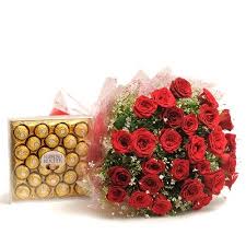 Select from premium chocolate of the highest quality. 24 Roses And 24 Pack Chocolate Flowerandballooncompany Com