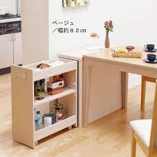 ダイニングテーブル横すき間収納ワゴン ワゴン 収納 収納 ダイニング