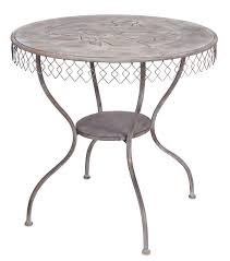 Tussey Metal Bistro Table Metal Dining Table Concrete Dining Table Bistro Table