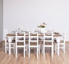 Any chair can be purchased separately or with any table shape you desire. Casa Padrino Country Style Dining Room Furniture Set Brown White 1 Dining Table 8 Dining Chairs Solid Wood Dining Room Furniture Country Style Furniture