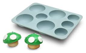 1 Up Mushroom Cake Pan Mushroom Cupcakes Cupcake Pan Think Geek