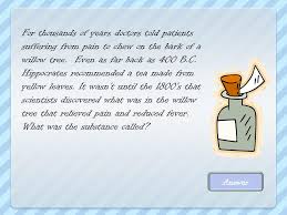 Tylenol and advil are both used for pain relief but is one more effective than the other or has less of a risk of si. Invention Trivia Quiz Ppt Download