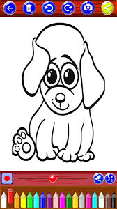 Dogs are mammals that are the result of domestication of the wolf canis lupus. Cute Dogs Coloring Pages For Android Apk Download