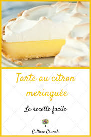 Tarte Au Citron Meringuee La Recette Facile Recette Recette Tarte Au Citron Recette Citron
