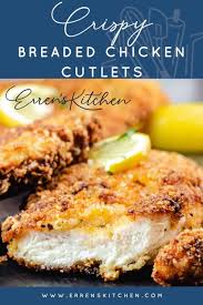 This Crispy Breaded Chicken Cutlets Recipe In 2020 Breaded Chicken Breaded Chicken Recipes Breaded Chicken Cutlets