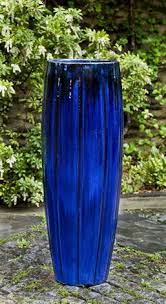 Choose from different colours, shapes and sizes. Isleta Planter S 1 Tall Outdoor Planters Blue Planter Blue Garden