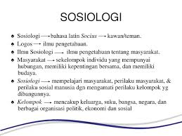 Ada yang menyebut budaya sebagai tradisi atau adat istiadat; Pengertian Sosiologi Masyarakat Kajian Sosiologi Ppt Download