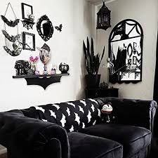 I hope you liked this little room tour! Bat Shelf Gothic Home Decor Unique Goth Room Decor And Wiccan Decor Black Hanging Shelves For