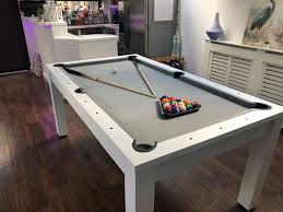 Schmidt white gallery pool table. Pureline 6ft Pool Dining Table With Table Tennis Top Liberty Games