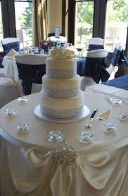 Simply Elegant Cake Table Love The Candles Around The Table Wedding Cake Table Decorations Wedding Cake Display Table Wedding Cake Table