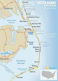 Map Of Carolina Beach Nc Map Of Beaches In North Carolina - Live Beaches