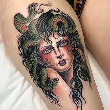 Tattoo Uploaded By Tattoodo Medusa Tattoo By Elmo Teale Elmoteale Ladytattoos Color Newtraditional Tradit Medusa Tattoo Traditional Tattoo Girls Tattoos