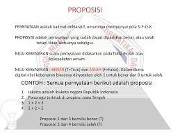 Kecerdasan Buatan 3 Logika Proposisi Ppt Download