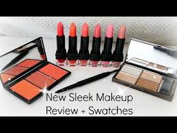 new sleek makeup review and swatches