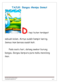 Mendengakan contoh cerita fantasi anak sebagai pengantar tidur & sarana contoh cerita fantasi tentang pendidikan. Cerita Pendek Kanak Kanak Prasekolah Malayinn