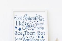Download Good Friends Are Like Stars 71830 Svgs Design Bundles