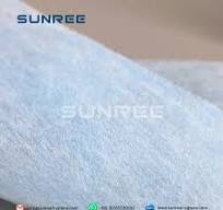 Highloft Light Blue Mixed White Fibers ADL Nonwoven For Adult Baby Diaper