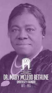 We’re celebrating the extraordinary women of Bethune-Cookman University for  Women’s History Month! We begin with our beloved Founder, Dr. Mary McLeod  Bethune, whose enduring impact shapes minds and ...