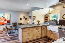 natural custom kitchen cabinets