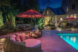 Pool Area Lighting Traditional Pool Boston By Northern Outdoor Lighting Llc