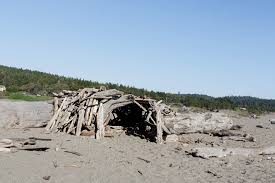 Driftwood Forts at Gualala River Beach in Northern California - Hej Doll |  Simple modern living by Jessica Doll.