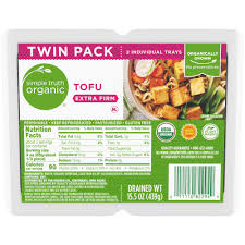To fry tofu, press out excess moisture to avoid splattering, cut the tofu into slices or cubes. Simple Truth Organic Extra Firm Tofu Twin Pack 2 Ct 15 5 Oz Kroger