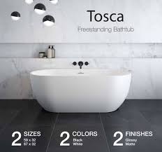 The f2 drain is quick and easy to use, saving you time on freestanding bathtub installation. Maax Tosca 106878 Freestanding Bathtub Bath Emporium Canada