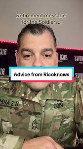 #military #army #miltok #retirement #ricoknows #advice
