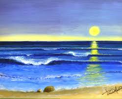 The blue grotto capri island painting, original on canvas, seascape painting, ocean blue art, large. Sunset Ocean Tropical Beach Painting Ocean Painting Beach Sunset Painting Sunset Painting