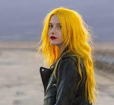 Pin By Alexandrapedroni On Colored Hair Yellow Hair Color Bright Hair Colors Hair Styles