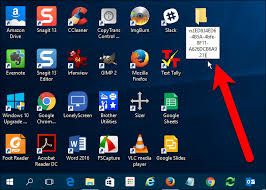 I tried to screen shot the desktop with the missing icon titles but it would not capture the desktop. Image Of Desktop With Icons With Names New Item Icons With Appropriate Names This Is A Way Of Faking The Look Of No Labels On Your Desktop In Windows 10 Neiapeace