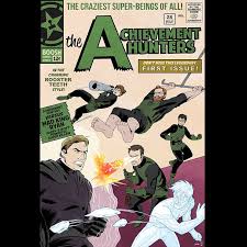 Achievement Hunters Extra Life Exclusive Poster Achievement Hunter Super Villains Comic Book Cover