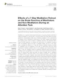 Launched retreat.guru to make it easier to find and book retreats online. Pdf Effects Of A 7 Day Meditation Retreat On The Brain Function Of Meditators And Non Meditators During An Attention Task
