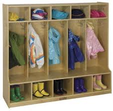 Ecr4kids 5 Section Manteau Vestiaire Avec Banc Bouleau Amazon Fr Jeux Et Jouets Rangement Decoratif Vide Poches Meuble Casier