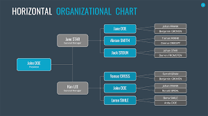 Organizational Chart And Hierarchy Google Slides Template