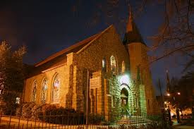 Raleigh S Sacred Heart Cathedral Ecclesiastical Grandeur In A Small Package Sacred Heart Cathedral Night City Church