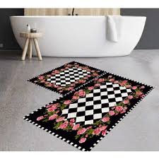 Banyo halısı olarak üretilen tekli parçalar ise 70 x 120 cm veya 80 x 140 cm ebatlarında olabilir. Jungle Hali Klozet Takimi Etnik Modern Yikanabilir Banyo Fiyati