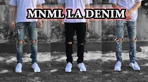 Best Affordable Jeans Mnml La Denim Detailed Looks On Body Size Comparison