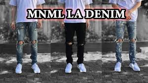 best affordable jeans mnml la denim detailed looks on body size comparison