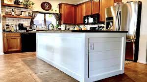 The boards were finished in the same color as the kitchen island, making it a very subtle and blend in the contemporary look of the space. How To Shiplap A Kitchen Island Youtube